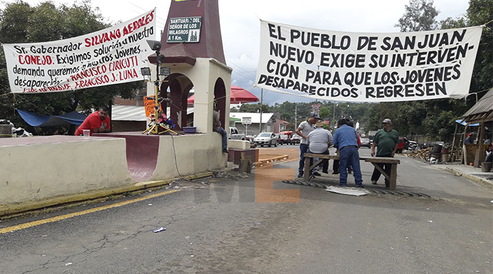 Free block in Nuevo San Juan Parangaricutiro; Mayor Jack continues