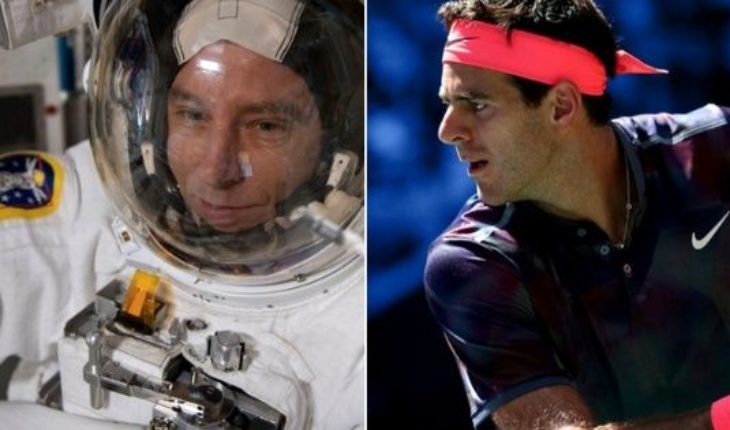 translated from Spanish: Juan Martín De el Potro revealed the formula to play tennis in the space