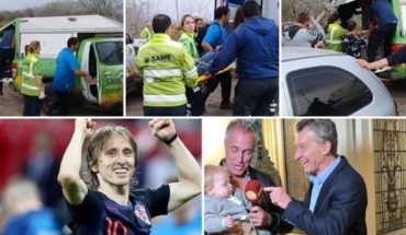 translated from Spanish: Miracle and rescue of two young, killed him to steal his motorcycle, Modric message to the Argentines, Mirko with Macri, and much more…