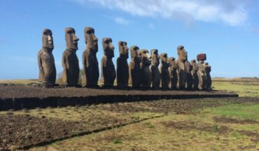 translated from Spanish: Scientists debated theory of the collapse of civilization of Easter Island