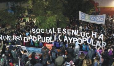 translated from Spanish: The University and scientific sectors in crisis: denounce cuts