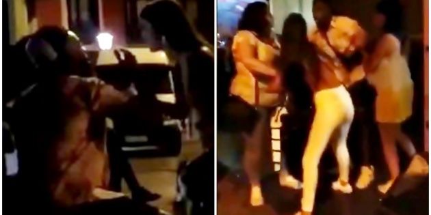 The brutal aggression of a renowned Spanish player to his girlfriend in the street