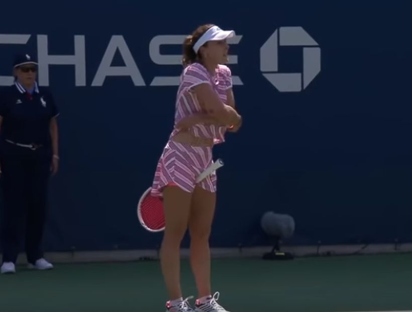 US Open aclaró su norma tras sanción a tenista francesa que se sacó la camiseta en un partido