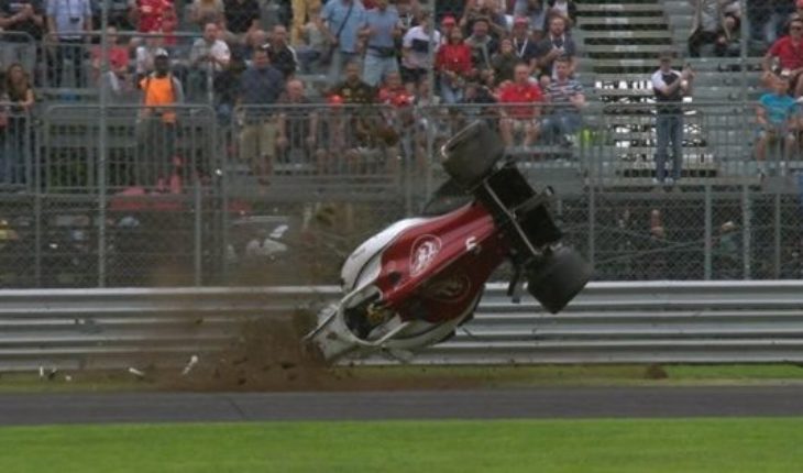 translated from Spanish: VIDEO | Dramatic crash in Formula 1: Ericsson lost control and shattered his car