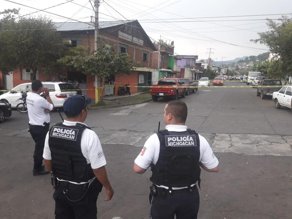 Atentado a balazos en Uruapan, Michoacán deja dos jóvenes lesionados