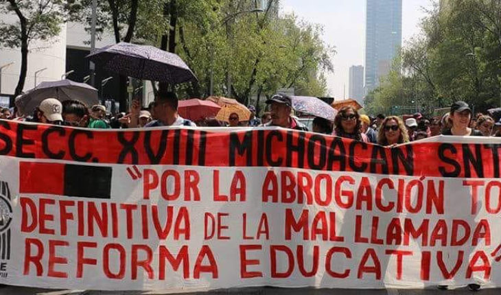 CNTE exige abrogación de la falsa reforma educativa y no otro planteamiento para modificar la Carta Magna