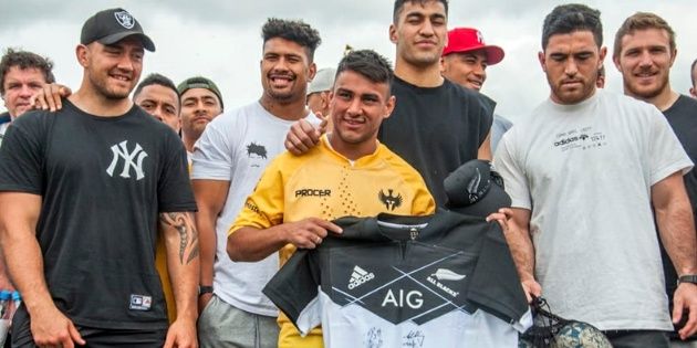 De Nueva Zelanda al penal de San Martín: los All Blacks entrenaron con los Espartanos