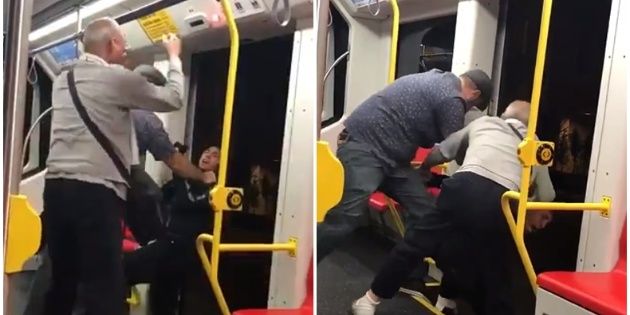 Dos hombres intentaron tirarlo del tren porque escuchaba música muy alta