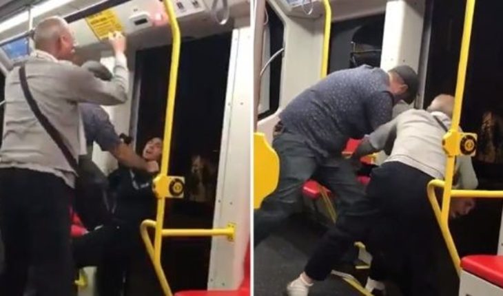 Dos hombres intentaron tirarlo del tren porque escuchaba música muy alta