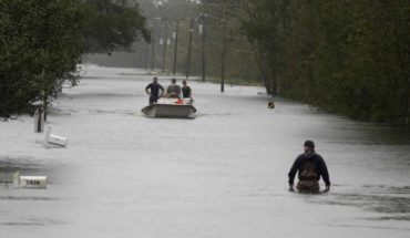 EEUU: Temen desbordamientos de ríos por lluvias de Florence