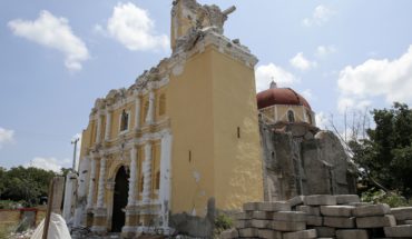 Habitantes de Atzala, Puebla, esperan reconstruir su iglesia y sus viviendas tras el 19S