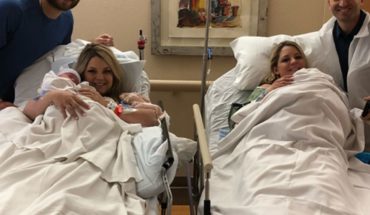 Hermanas gemelas dan a luz el mismo día en el mismo hospital