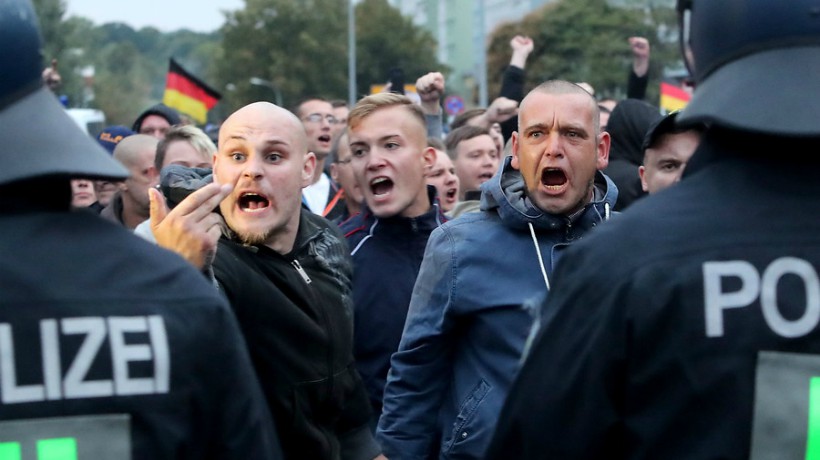 Manifestaciones ultraderechistas en Alemania dejaron nueve heridos tras enfrentamientos con opositores