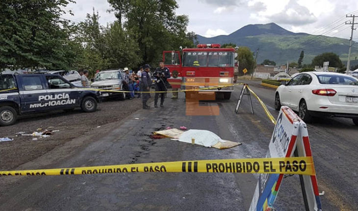 Muere una niña de cinco años al ser atropellada por una camioneta en Tangancícuaro, Michoacán