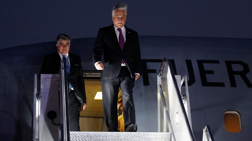 Piñera llegó a Nueva York para participar de la Asamblea General de la ONU