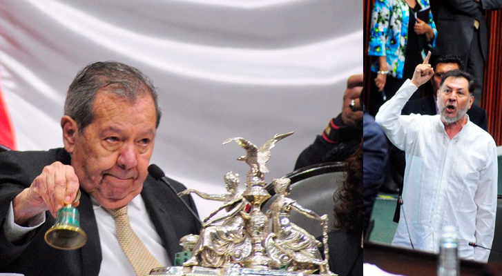 Pleito entre Muñoz Ledo y Fernández Noroña empaña primera sesión de la LXIV Legislatura