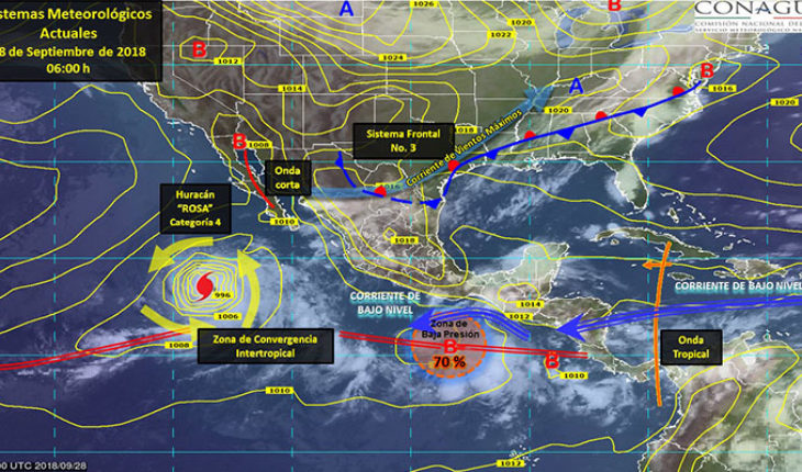 Pronostican el desarrollo de nubes de tormenta en gran parte del territorio mexicano