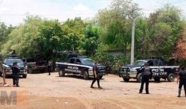 Se registra enfrentamiento entre policías y gatilleros en Apatzingán, Michoacán