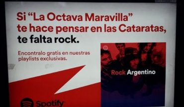 “Te falta rock”, la frase utilizada en las campañas de Spotify que generó polémica