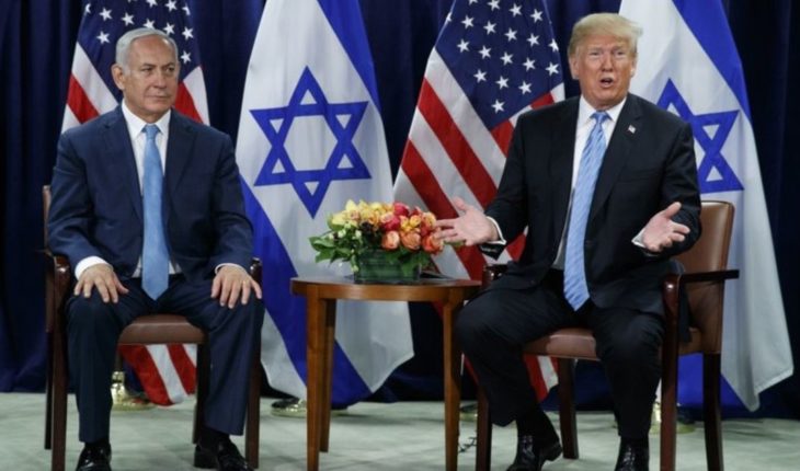 Trump apoya 2 estados: uno para Israel, otro para palestinos