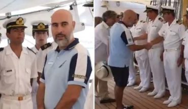 Un embajador recibió en bermudas a la Fragata Libertad y generó polémica