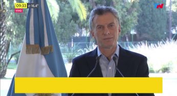 Video: Macri anunció que el FMI adelantará fondos a nuestro país