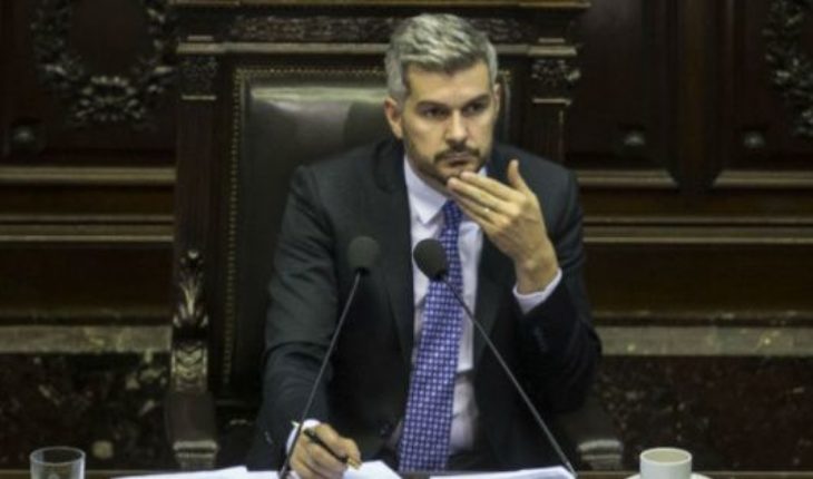 translated from Spanish: Amidst the changes in the Cabinet, Marcos Peña gave low your visit to the Senate