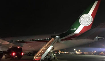 Avión presidencial presenta falla; luego de quedar varado en Nueva York, Peña Nieto regresa a México en el TP-02