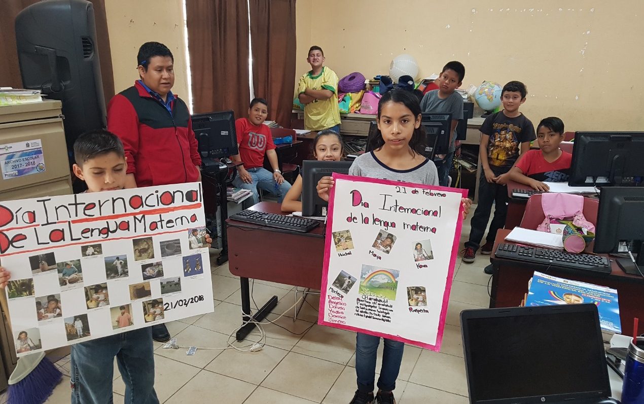 Children learn nahuatl respect migrant fellow
