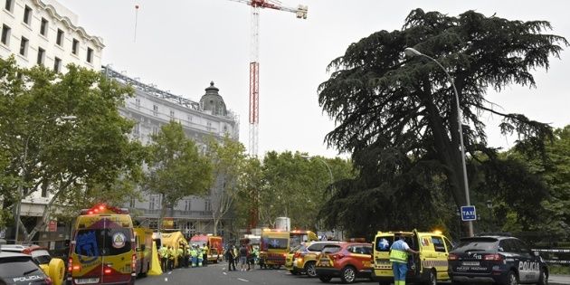 Derrumbe en el hotel Ritz de Madrid: un muerto y 11 heridos