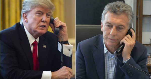 Do Aló Donald?: Macri talks with Trump by phone about argentina situation
