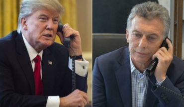 translated from Spanish: Do Aló Donald?: Macri talks with Trump by phone about argentina situation