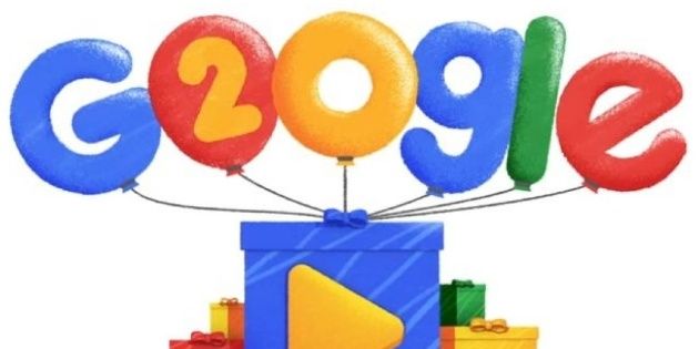 Google cumple 20 años. Mirá cómo lo celebra