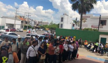 translated from Spanish: IMSS, empresas y escuelas realizan con éxito simulacro de sismo