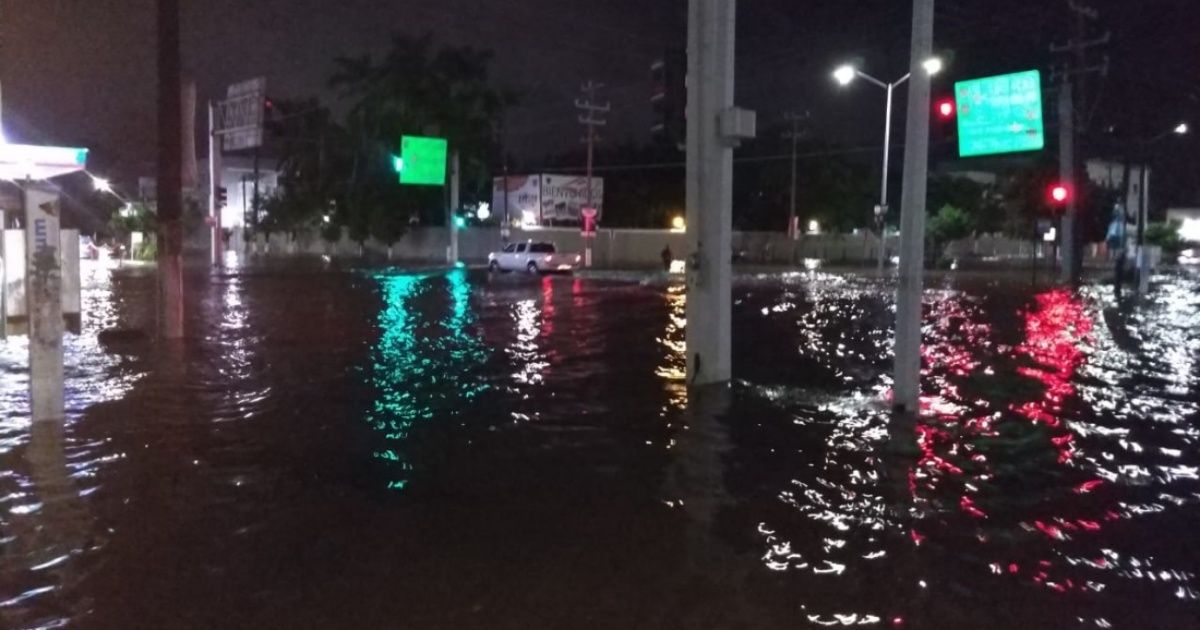 Lo que parecía una lluvia común dejó la ciudad bajo el agua
