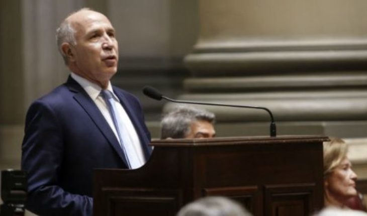 translated from Spanish: Lorenzetti announced that he will leave the Presidency of the Supreme Court: the celebration of Carrió