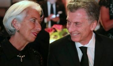 translated from Spanish: Macri y Lagarde, juntos en Nueva York