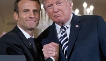 translated from Spanish: Macron loses hopes with Trump, the French President Emmanuel Macron ports of Europe