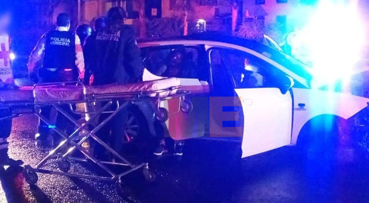 Man collides, abandoned his vehicle and a woman accompanying him in Morelia