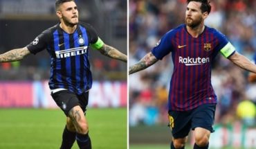translated from Spanish: Messi descomunal e Icardi salvador: la Champions League volvió con sello argentino