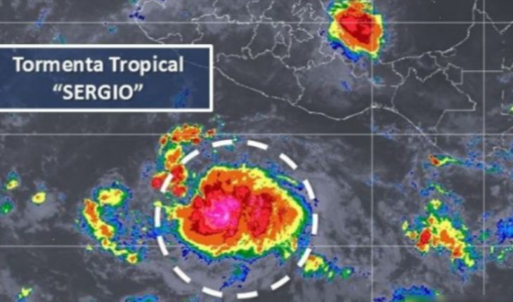 translated from Spanish: Michoacán entre los afectados por tormenta tropical “Sergio”; PC emiten recomendaciones