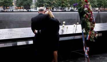 translated from Spanish: New York remembered the victims at seventeen of the attacks on the twin towers