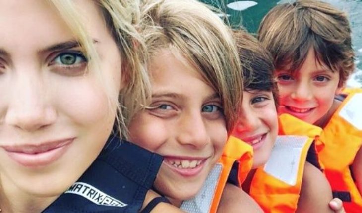 translated from Spanish: Nostalgic MOM: Wanda Nara shared photos vintage of their children and you’re not going to believe what they are!