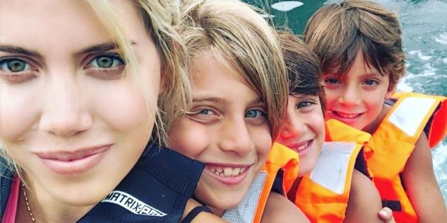 Nostalgic MOM: Wanda Nara shared photos vintage of their children and you're not going to believe what they are!