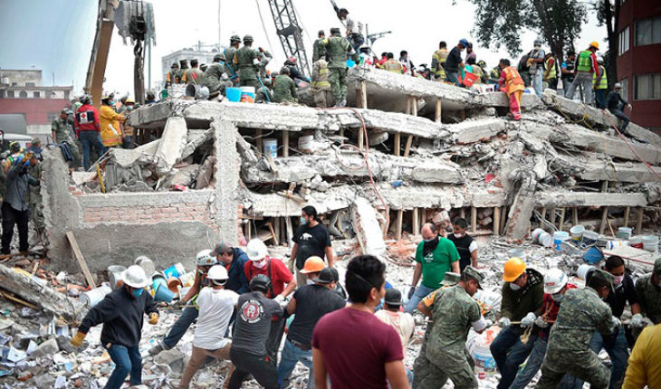 translated from Spanish: Se cumple un año del segundo terremoto en 19 de septiembre