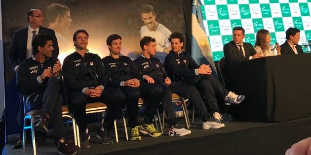 So will be played between Argentina and Colombia Davis Cup series