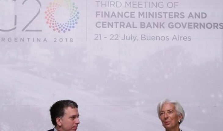 translated from Spanish: The IMF mission is in Buenos Aires.