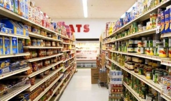 translated from Spanish: The increase of food in supermarkets