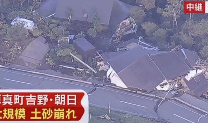 translated from Spanish: There was an earthquake of magnitude 6.6 degrees in Japan