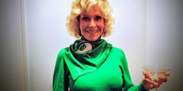 ¿Qué pidió Jane Fonda después de sacarse una foto con el pañuelo verde?